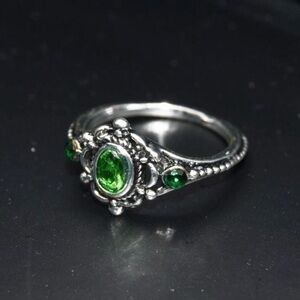 Green Crystal Ring